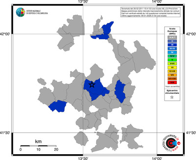 Mappa EMS - territori comuni