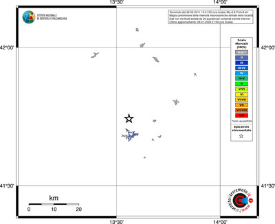 Mappa MCS - territori località