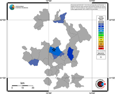 Mappa MCS - territori comuni