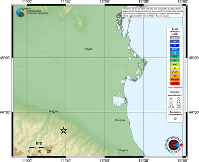 Mappa MCS - località
