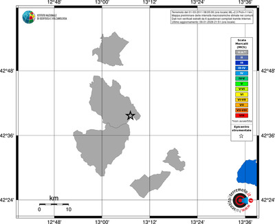 Mappa MCS - territori comuni