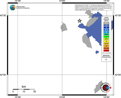 Mappa MCS - territori comuni