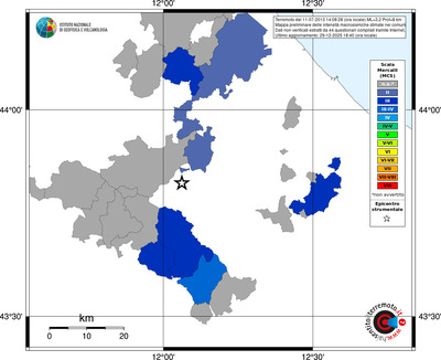 Mappa MCS - territori comuni