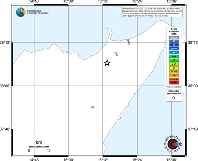 Mappa EMS - territori località