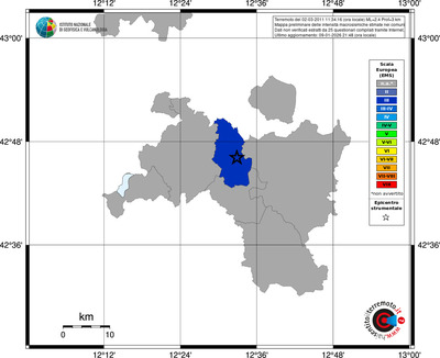 Mappa EMS - territori comuni