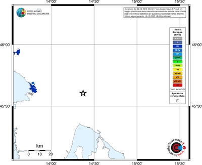 Mappa EMS - territori località