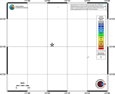 Mappa MCS - territori località
