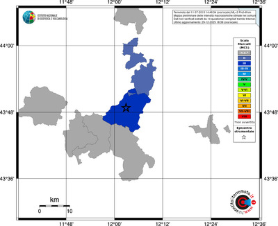 Mappa MCS - territori comuni