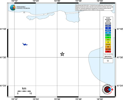 Mappa EMS - territori località