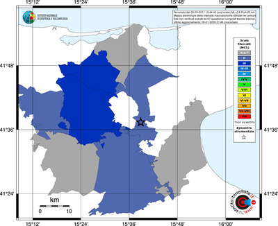 Mappa MCS - territori comuni