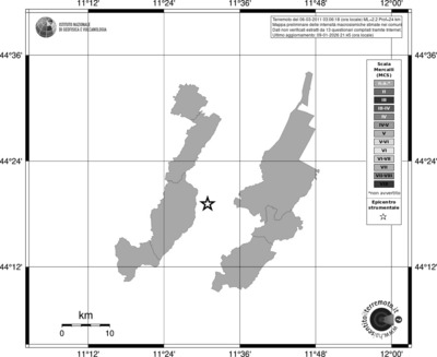 Mappa MCS - territori comuni