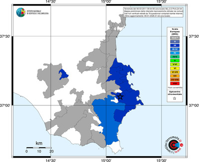 Mappa EMS - territori comuni