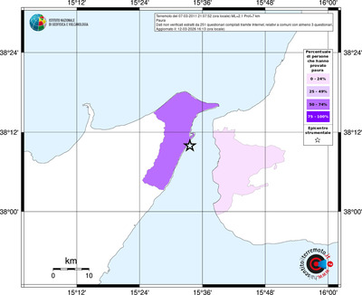 Mappa territorio comunale con almeno 3 questionari