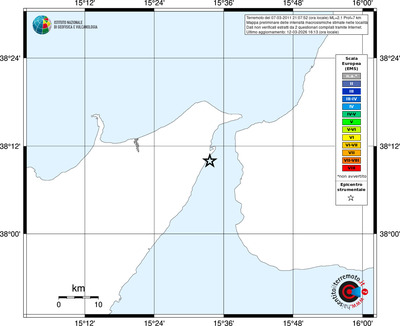 Mappa EMS - territori località