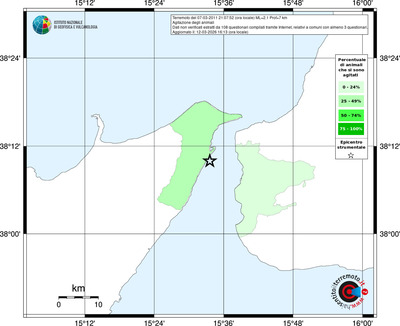 Mappa territorio comunale con almeno 3 questionari