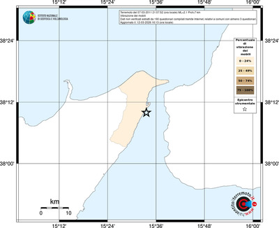 Mappa territorio comunale con almeno 3 questionari