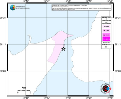 Mappa territorio comunale con almeno 3 questionari