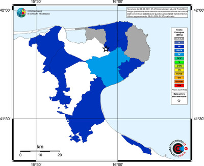 Mappa EMS - territori comuni