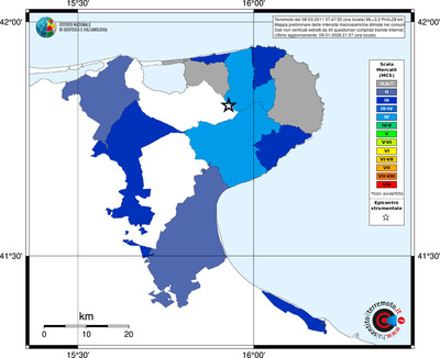 Mappa MCS - territori comuni