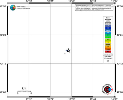 Mappa EMS - territori località