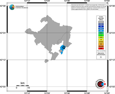 Mappa MCS - territori comuni