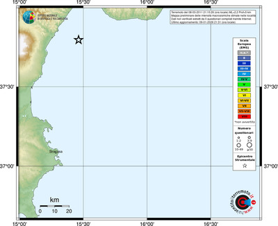 Mappa EMS - località