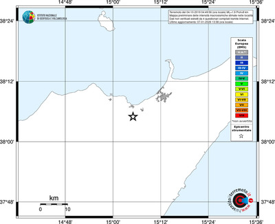 Mappa EMS - territori località
