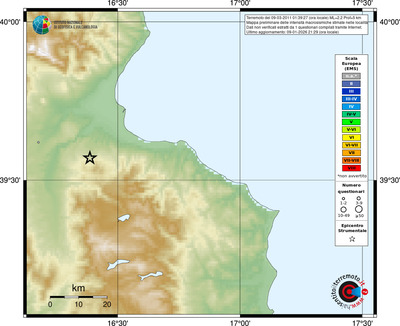 Mappa EMS - località