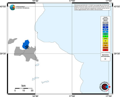 Mappa MCS - territori comuni