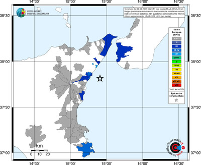 Mappa EMS - territori comuni