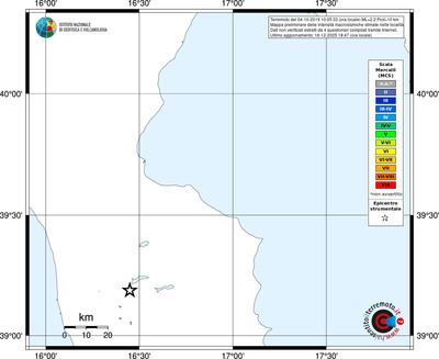 Mappa MCS - territori località
