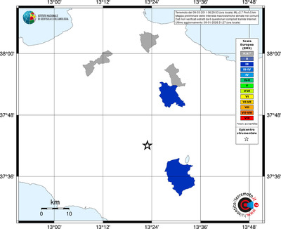 Mappa EMS - territori comuni