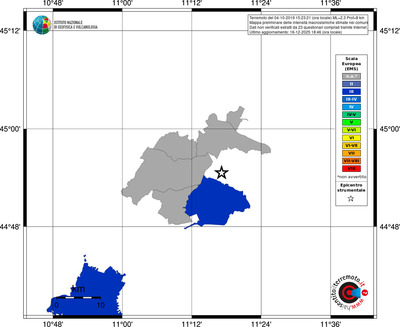 Mappa EMS - territori comuni
