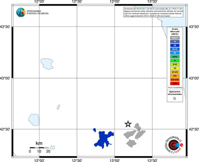 Mappa MCS - territori comuni