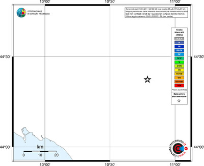 Mappa MCS - territori località