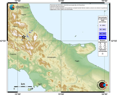 Mappa comuni con almeno 3 questionari