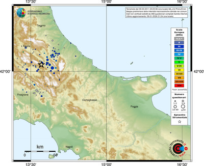 Mappa EMS - comuni