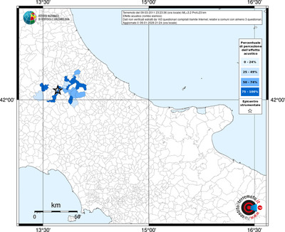 Mappa territorio comunale con almeno 3 questionari