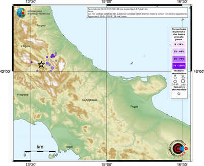 Mappa comuni con almeno 3 questionari