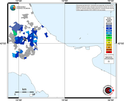 Mappa EMS - territori comuni
