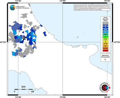 Mappa MCS - territori comuni