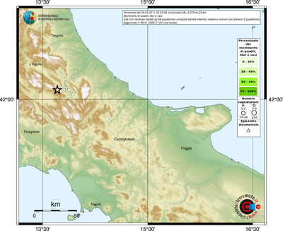 Mappa comuni con almeno 3 questionari