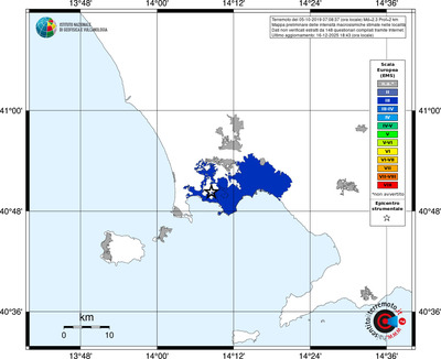 Mappa EMS - territori località