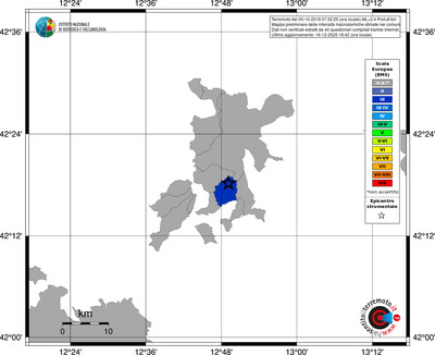 Mappa EMS - territori comuni