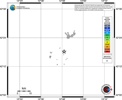 Mappa MCS - territori località