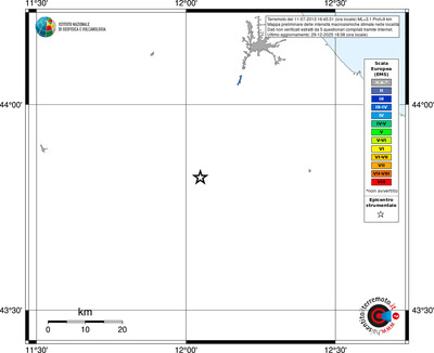 Mappa EMS - territori località