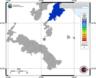 Mappa EMS - territori comuni