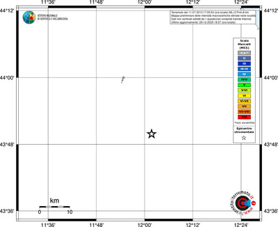 Mappa MCS - territori località