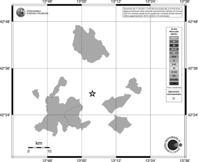 Mappa MCS - territori comuni