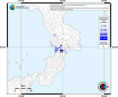 Mappa territorio comunale con almeno 3 questionari